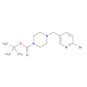 1-Piperazinecarboxylic acid, 4-[(6-bromo-3-pyridinyl)methyl]-, 1,1-dimethylethyl ester