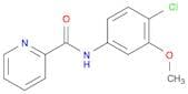 2-Pyridinecarboxamide, N-(4-chloro-3-methoxyphenyl)-