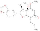 6(2H)-Benzofuranone, 2-(1,3-benzodioxol-5-yl)-3,3a,7,7a-tetrahydro-3a,4-dimethoxy-3-methyl-7-(2-pr…