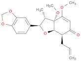 6(2H)-Benzofuranone, 2-(1,3-benzodioxol-5-yl)-3,3a,7,7a-tetrahydro-3a,4-dimethoxy-3-methyl-7-(2-pr…