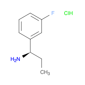 Benzenemethanamine, α-ethyl-3-fluoro-, hydrochloride (1:1), (αR)-