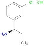 Benzenemethanamine, 3-chloro-α-ethyl-, hydrochloride (1:1), (αR)-