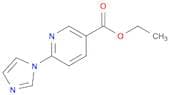 3-Pyridinecarboxylic acid, 6-(1H-imidazol-1-yl)-, ethyl ester