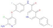 3-Pyridinecarboxamide, N-[4-[(2-amino-3-chloro-4-pyridinyl)oxy]-3-fluorophenyl]-5-(4-fluorophenyl)…