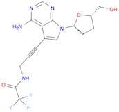 Acetamide, N-[3-[4-amino-7-[(2R,5S)-tetrahydro-5-(hydroxymethyl)-2-furanyl]-7H-pyrrolo[2,3-d]pyrim…