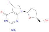 4H-Pyrrolo[2,3-d]pyrimidin-4-one, 2-amino-3,7-dihydro-5-iodo-7-[(2R,5S)-tetrahydro-5-(hydroxymethy…