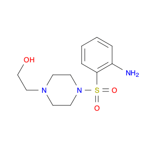 1-Piperazineethanol, 4-[(2-aminophenyl)sulfonyl]-