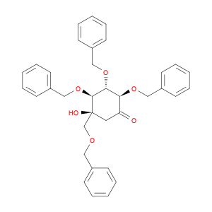 Cyclohexanone, 5-hydroxy-2,3,4-tris(phenylmethoxy)-5-[(phenylmethoxy)methyl]-, (2R,3S,4S,5S)-