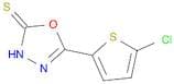 1,3,4-Oxadiazole-2(3H)-thione, 5-(5-chloro-2-thienyl)-