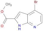 1H-Pyrrolo[2,3-b]pyridine-2-carboxylic acid, 4-bromo-, methyl ester