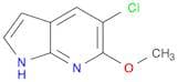 1H-Pyrrolo[2,3-b]pyridine, 5-chloro-6-methoxy-