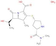 1-Azabicyclo[3.2.0]hept-2-ene-2-carboxylic acid, 3-[[(3S,5S)-5-[(dimethylamino)carbonyl]-3-pyrroli…