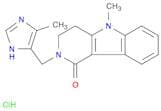 1H-Pyrido[4,3-b]indol-1-one, 2,3,4,5-tetrahydro-5-methyl-2-[(4-methyl-1H-imidazol-5-yl)methyl]-, h…