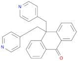 9(10H)-Anthracenone, 10,10-bis(4-pyridinylmethyl)-