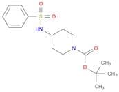 1-Piperidinecarboxylic acid, 4-[(phenylsulfonyl)amino]-, 1,1-dimethylethyl ester