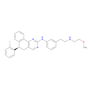 Benzo[h]quinazolin-2-amine, 6-(2-fluorophenyl)-5,6-dihydro-N-[3-[2-[(2-methoxyethyl)amino]ethyl]ph…