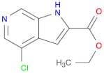 1H-Pyrrolo[2,3-c]pyridine-2-carboxylic acid, 4-chloro-, ethyl ester