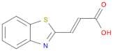 2-Propenoic acid, 3-(2-benzothiazolyl)-, (2E)-