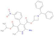3,5-Pyridinedicarboxylic acid, 2-amino-1,4-dihydro-6-methyl-4-(3-nitrophenyl)-, 3-[1-(diphenylmeth…