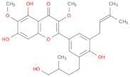 4H-1-Benzopyran-4-one, 5,7-dihydroxy-2-[4-hydroxy-3-(4-hydroxy-3-methylbutyl)-5-(3-methyl-2-buten-…
