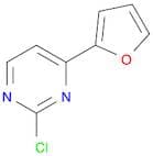 Pyrimidine, 2-chloro-4-(2-furanyl)-