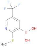 Boronic acid, B-[2-(methylthio)-5-(trifluoromethyl)-3-pyridinyl]-