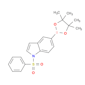 1H-Indole, 1-(phenylsulfonyl)-5-(4,4,5,5-tetramethyl-1,3,2-dioxaborolan-2-yl)-