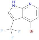 1H-Pyrrolo[2,3-b]pyridine, 4-bromo-3-(trifluoromethyl)-