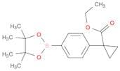 Cyclopropanecarboxylic acid, 1-[4-(4,4,5,5-tetramethyl-1,3,2-dioxaborolan-2-yl)phenyl]-, ethyl est…