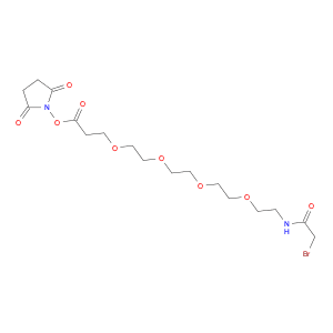 4,7,10,13-Tetraoxa-16-azaoctadecanoic acid, 18-bromo-17-oxo-, 2,5-dioxo-1-pyrrolidinyl ester