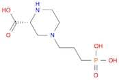 2-Piperazinecarboxylic acid, 4-(3-phosphonopropyl)-, (2R)-