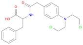 Phenylalanine, N-[2-[4-[bis(2-chloroethyl)amino]phenyl]acetyl]-