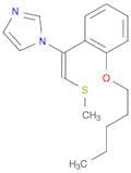 1H-Imidazole, 1-[(1E)-2-(methylthio)-1-[2-(pentyloxy)phenyl]ethenyl]-
