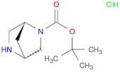 2,5-Diazabicyclo[2.2.1]heptane-2-carboxylic acid, 1,1-dimethylethyl ester, hydrochloride (1:1), (1…