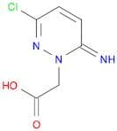 1(6H)-Pyridazineacetic acid, 3-chloro-6-imino-