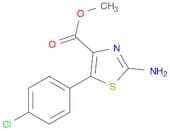 4-Thiazolecarboxylic acid, 2-amino-5-(4-chlorophenyl)-, methyl ester