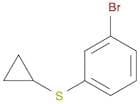 Benzene, 1-bromo-3-(cyclopropylthio)-