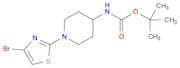 Carbamic acid, N-[1-(4-bromo-2-thiazolyl)-4-piperidinyl]-, 1,1-dimethylethyl ester