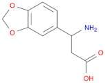 1,3-Benzodioxole-5-propanoic acid, β-amino-
