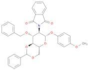 β-D-Glucopyranoside, 4-methoxyphenyl 2-deoxy-2-(1,3-dihydro-1,3-dioxo-2H-isoindol-2-yl)-3-O-(pheny…