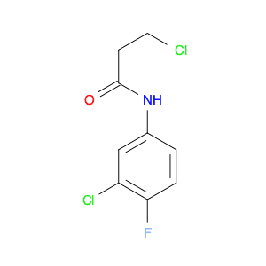 Propanamide, 3-chloro-N-(3-chloro-4-fluorophenyl)-