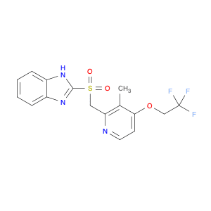 1H-Benzimidazole, 2-[[[3-methyl-4-(2,2,2-trifluoroethoxy)-2-pyridinyl]methyl]sulfonyl]-
