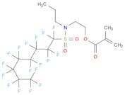 2-Propenoic acid, 2-methyl-, 2-[[(1,1,2,2,3,3,4,4,5,5,6,6,7,7,8,8,8-heptadecafluorooctyl)sulfonyl]…