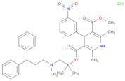 3,5-Pyridinedicarboxylic acid, 1,4-dihydro-2,6-dimethyl-4-(3-nitrophenyl)-, 3-[2-[(3,3-diphenylpro…