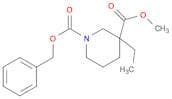 1,3-Piperidinedicarboxylic acid, 3-ethyl-, 3-methyl 1-(phenylmethyl) ester