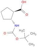 Cyclopentanecarboxylic acid, 2-[[(1,1-dimethylethoxy)carbonyl]amino]-, (1R,2R)-rel-