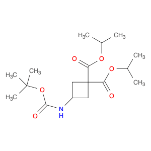 1,1-Cyclobutanedicarboxylic acid, 3-[[(1,1-dimethylethoxy)carbonyl]amino]-, 1,1-bis(1-methylethyl)…