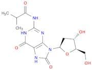 Guanosine, 2'-deoxy-7,8-dihydro-N-(2-methyl-1-oxopropyl)-8-oxo- (9CI)
