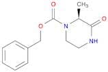 1-Piperazinecarboxylic acid, 2-methyl-3-oxo-, phenylmethyl ester, (2S)-