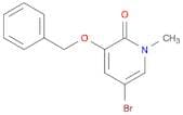 2(1H)-Pyridinone, 5-bromo-1-methyl-3-(phenylmethoxy)-